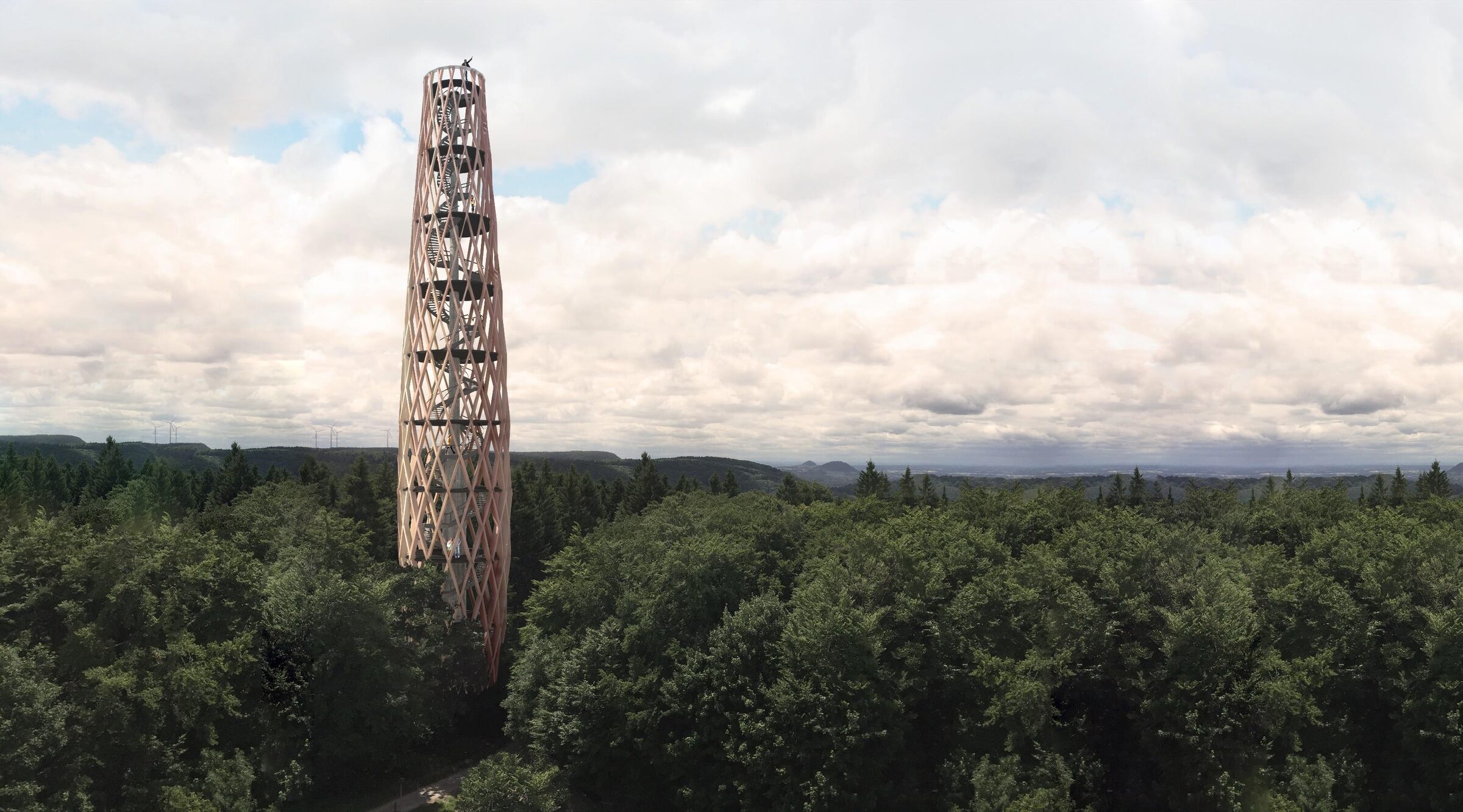 Albturm &mdash; planned observation tower near Heubach