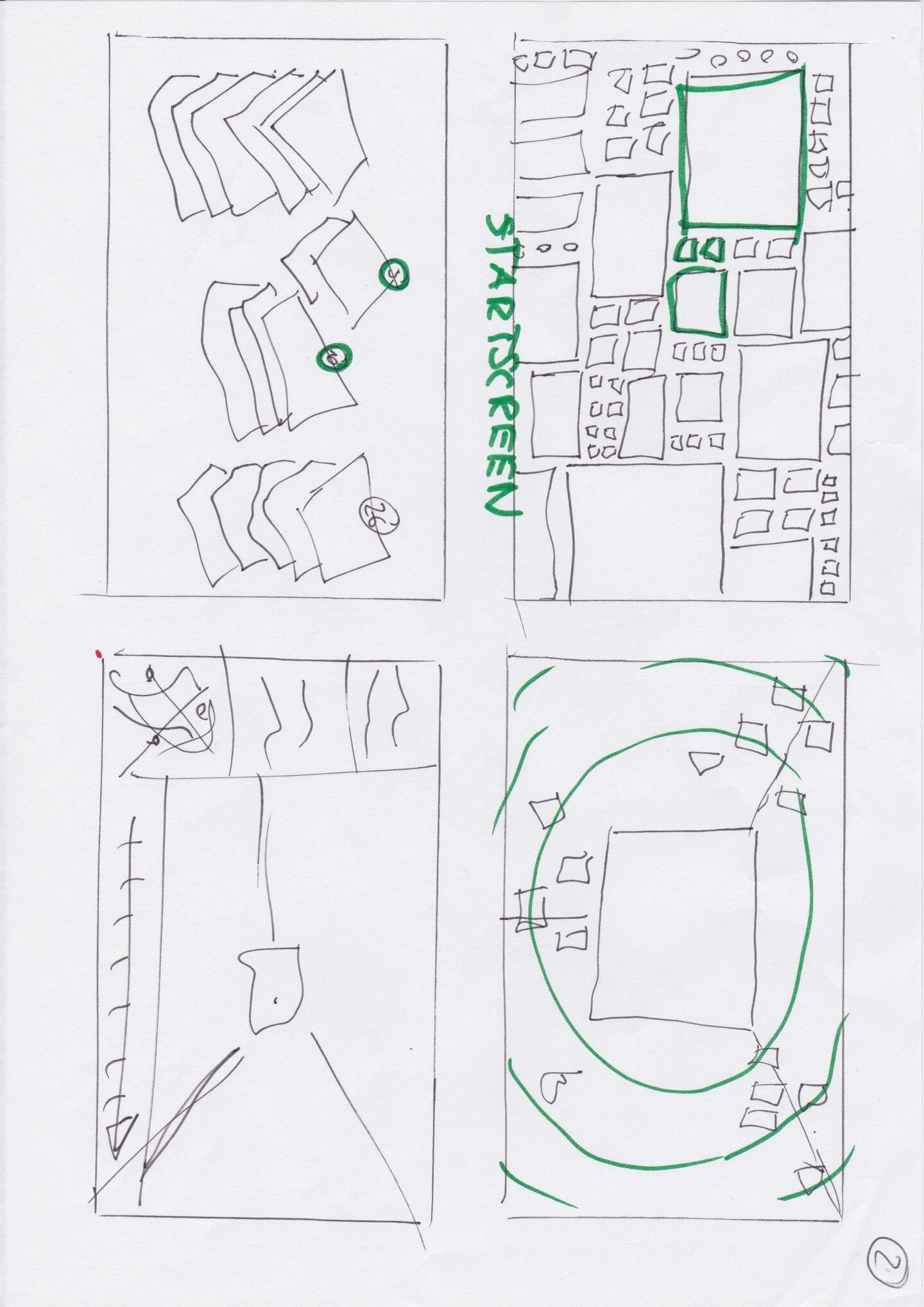 First idea sketches